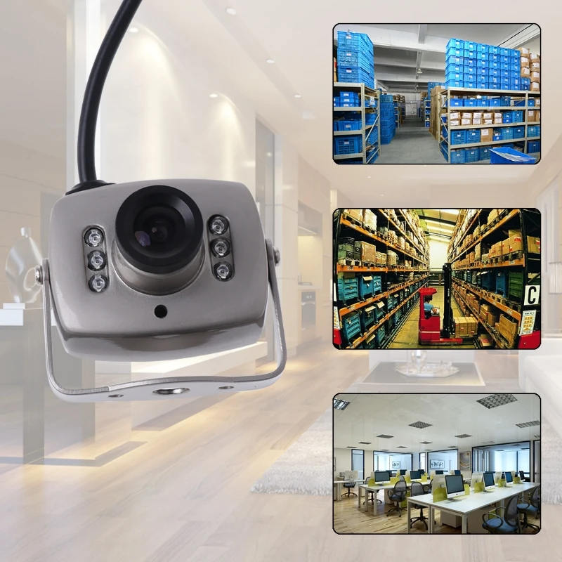 CCTV IR проводная мини-камера безопасности цветной ночного видения инфракрасный видеорегистратор.