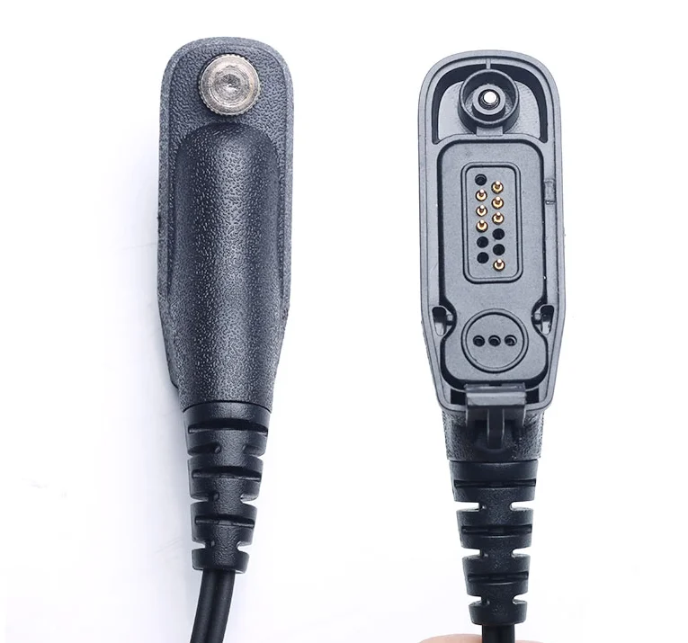 

Police Air Tube Earpiece Microphonet For Motorola DP4400 DP4401 DP4600 DP4800 DP4801 Two Way Radio Walkie Talkie