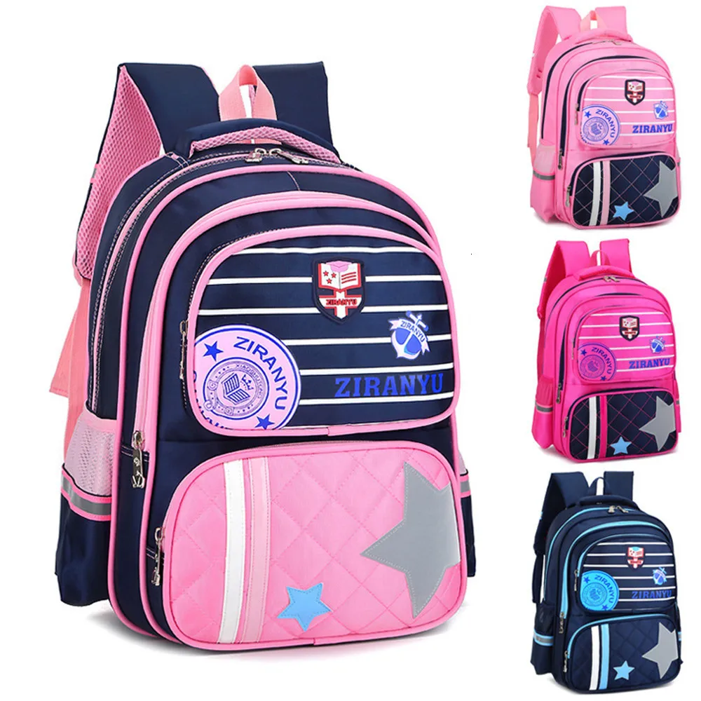 Quality High Fashion Children School Bags Lightening ventilation Backpacks Teenagers Students Travel Waterproof Schoolbag