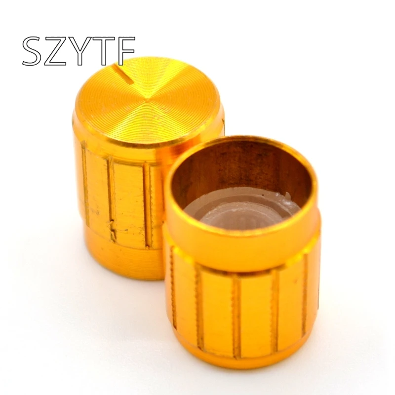 Кружевная алюминиевая ручка потенциометра Ручка громкости 17X17 шляпа |