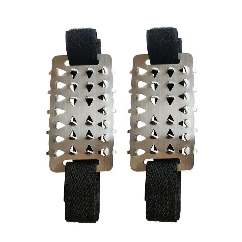 

1 Pair Anti-Skid Ice Gripper Spike Winter Climbing Anti-Slip Snow Spikes Grips Cleats Over Shoes Covers Crampon For Climbing