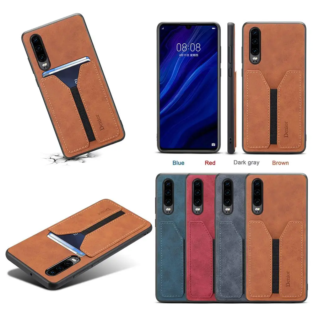 Тонкий кошелек из искусственной кожи чехол для huawei P30 Pro Lite Роскошный мобильный