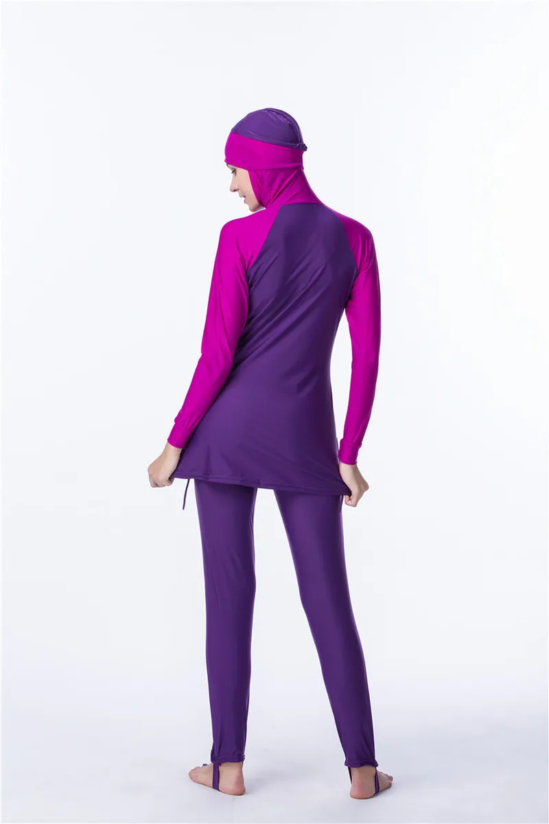 Мусульманский купальный костюм из 2 предметов Арабский исламский женский