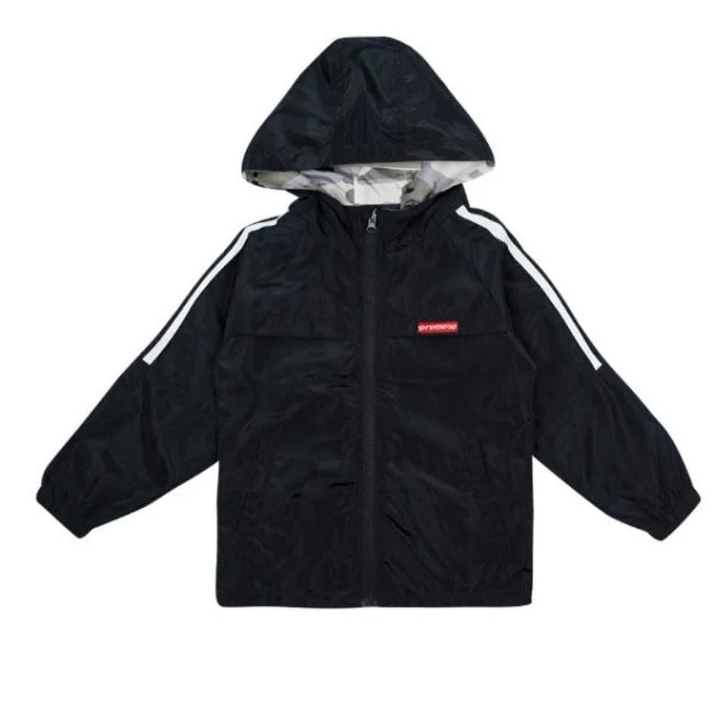 Новинка 2022 камуфляжная Двусторонняя Детская куртка с капюшоном для подростков