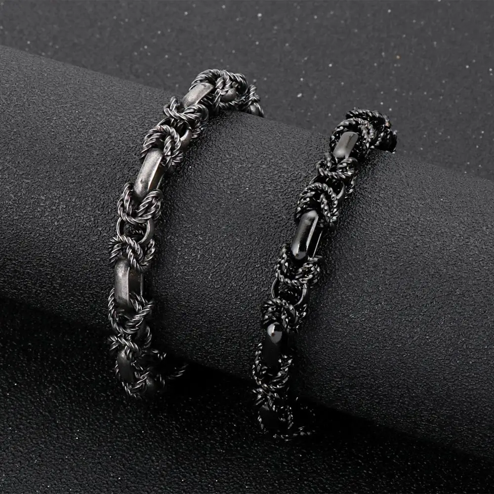 Мужской винтажный браслет из нержавеющей стали в стиле панк | Украшения и