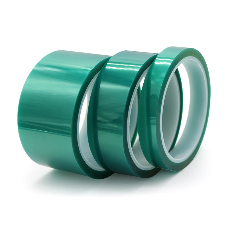 

5pcs 30mm x 33M Green PET Film Tape High Temperature Heat Resistant PCB Solder SMT Plating Spray Paint Insulation Protection