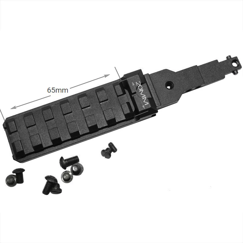 VULPO Тактический CNC Алюминиевый задний рельс Крепление подходит для серии AK airsoft