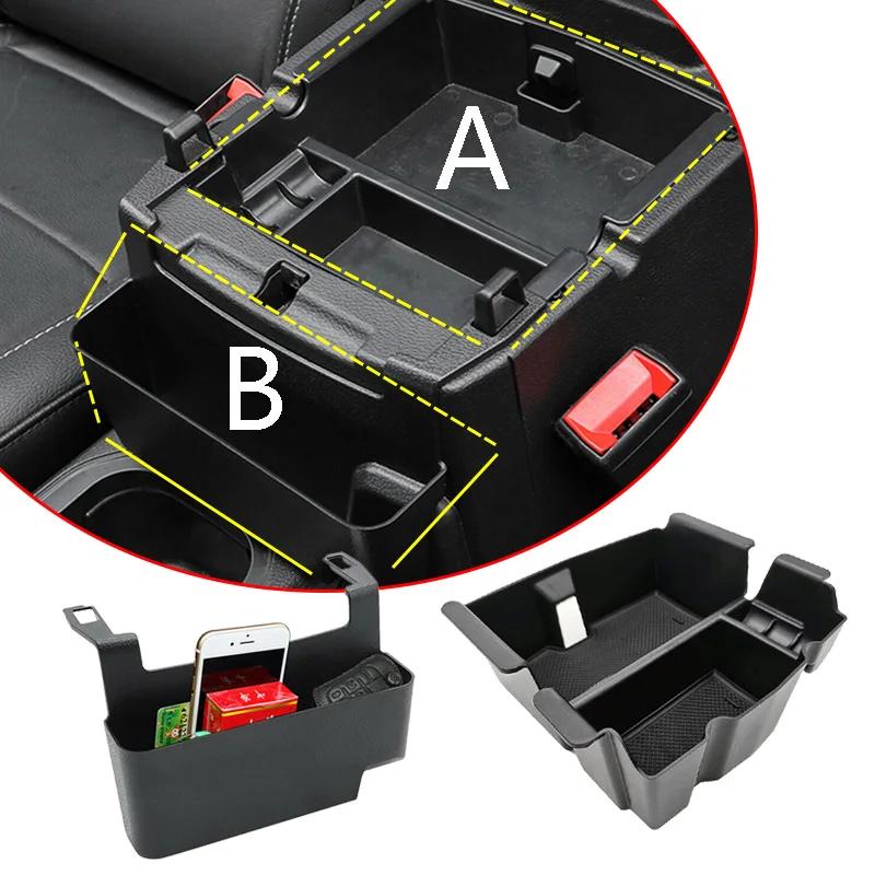 

Подвесной контейнер для хранения центральной консоли + резиновый подлокотник с противоскользящим покрытием для Jeep Gladiator JT Truck 2020-2022