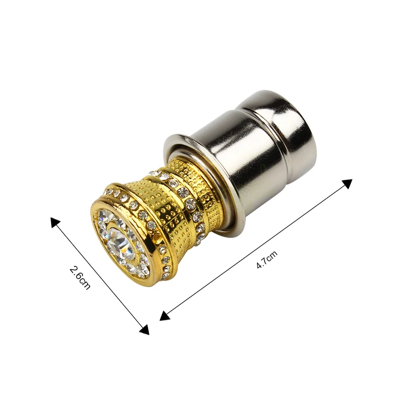 HA10594 Автомобильная прикуриватель маленькие Кристальные Стразы золотой
