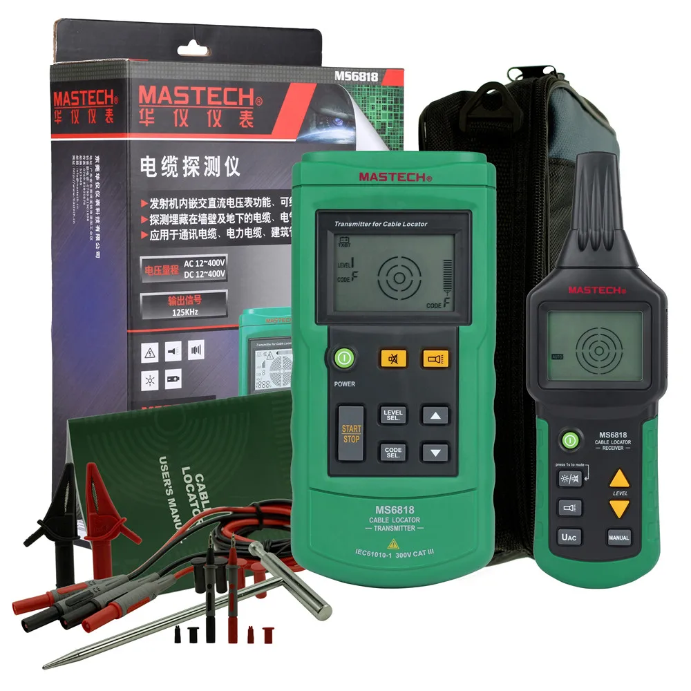 Lan тестер детектор Профессиональный металлический труба локатор напряжения 12 ~ 400