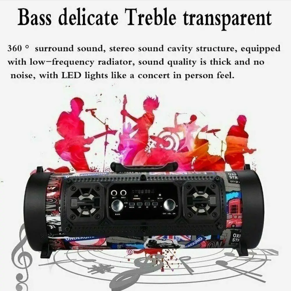 2020 Беспроводная Bluetooth-Колонка в форме ракетного пускового устройства