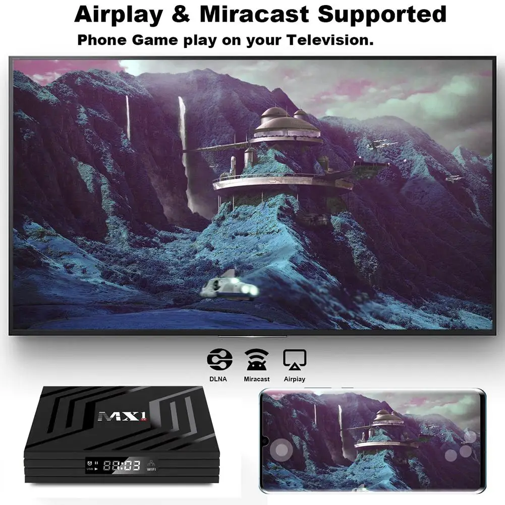 

NEW Android TV Box Android 9.0 2GB 16GB 4K Media Player Video 2.4G Wifi Smart TV Box RK3228A TVBOX Android TV Set Top Box