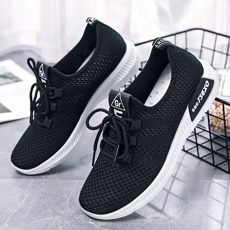 

2020 women's shoes new fashion lightweight breathable mesh white shoes women casual shoes women sports shoes 1034