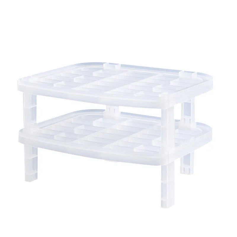

Cabinet Multi-Layer Kitchen Dish Rack Plastic Drain Rack Plate Rack Dish Storage Shelf Kitchen Organizer Storage Accessories
