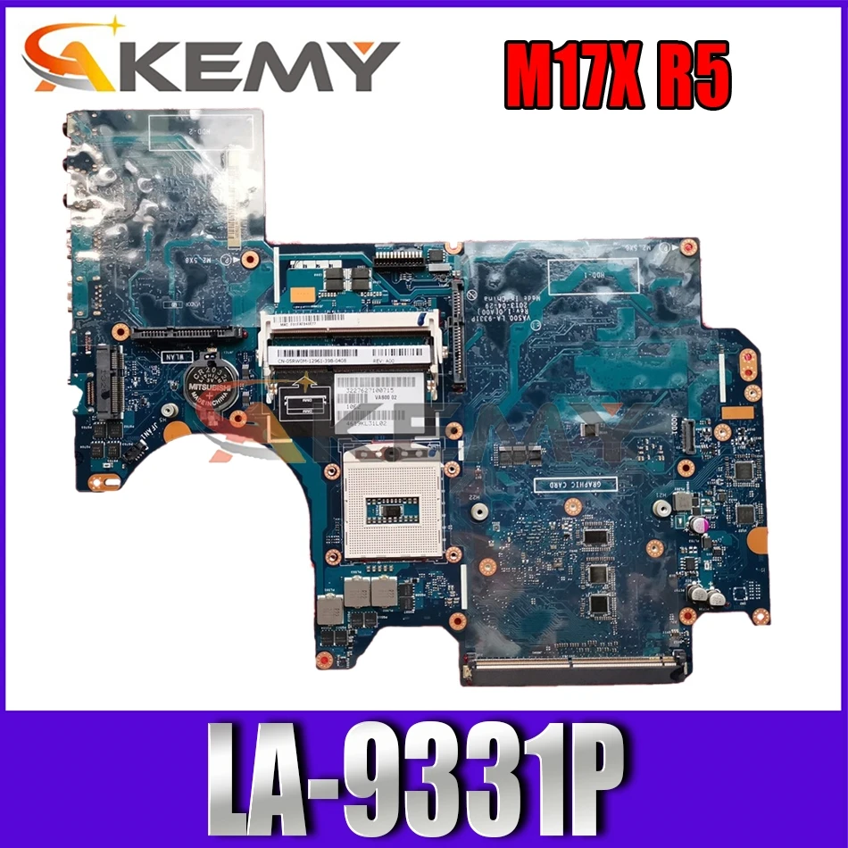 

Материнская плата Akemy P18E для DELL Alienware M17X R5, материнская плата VAS00 LA-9331P CN-02XJJ7 2XJJ7, 100% тестирование