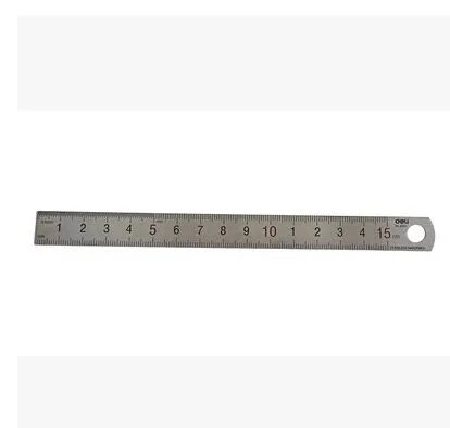 

8461 office steel ruler 15cm steel ruler 15cm scale student stationery stainless steel ruler