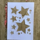 Трафареты для Росписи Стен, A4, 29 х21 см, пентаграмма, раскраска для скрапбукинга, рельефная декоративная альбомная бумага