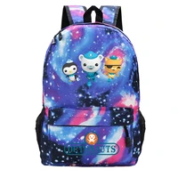 boys girls octonauts print backpack students anime backpack kids cartoon school bags teens travel laptop knapsack mochilas