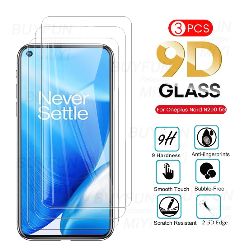 

3 шт. закаленное Стекло для OnePlus Nord N200 N 200 5G полное покрытие картина Pretector стекло для One Plus N200 5G 6,49 ''фильм защитная пленка
