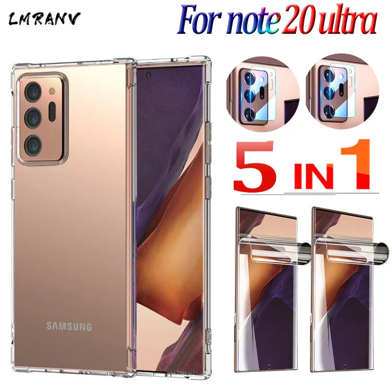 Airbag прозрачные чехлы для samsung galaxy note20 note 20 Ультра чехол смартфона самсунг ноут +