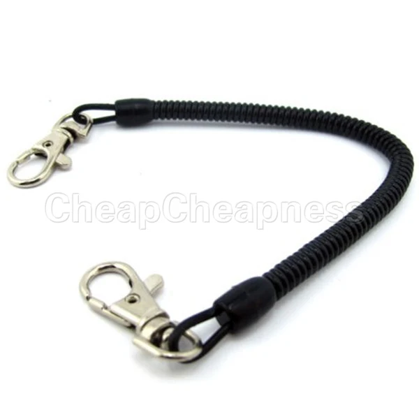 

High Quality Over 1.1m SF Black Fish Tool Tether Fly Fishing Lanyard Fishing Ropes Practical Fish Tool