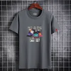 Футболка для мальчиков с надписью, модная, повседневная, хлопковая, 2021 летние мужские топы футболки женские плюс Размеры S - 6xl короткий рукав топ с круглым вырезом, Мужская одежда, уличная футболка