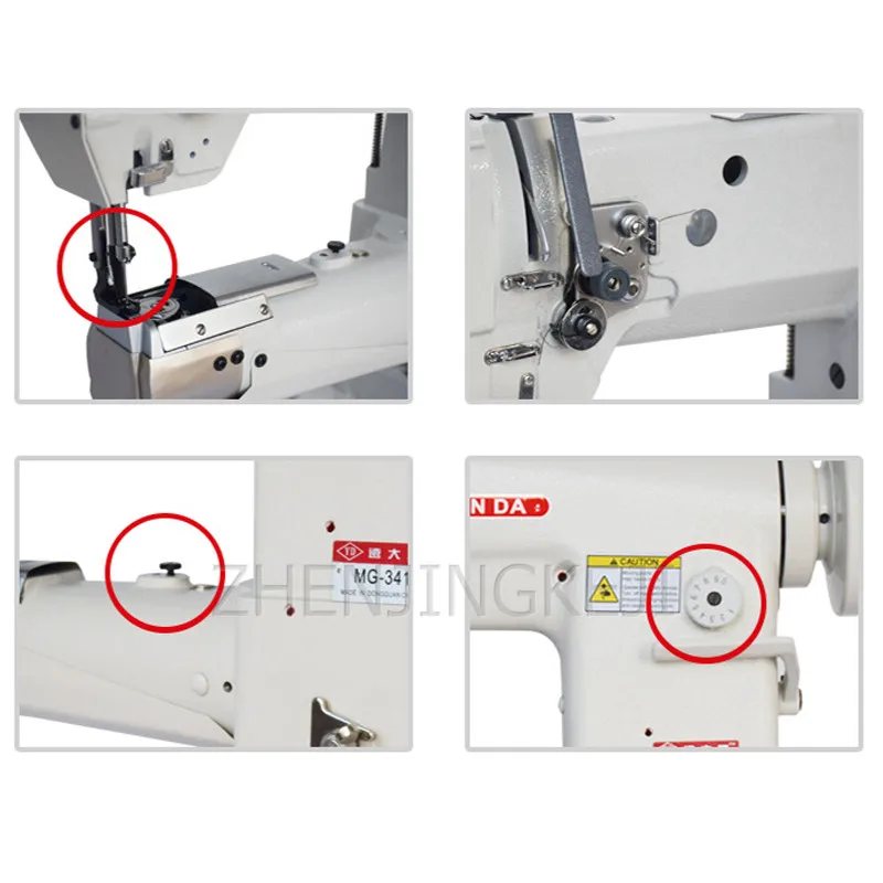 

Semi-Automatic Sewing Machine Industrial Leather Sewing Machinery Equipment Home Small Single Needle Lockstitch Hemming Tools