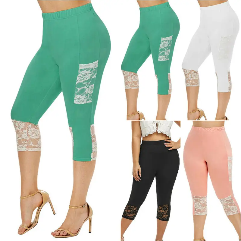 

Womens High Waist Gym Workout Leggings Fitness Sports Running Shorts Yoga Pants