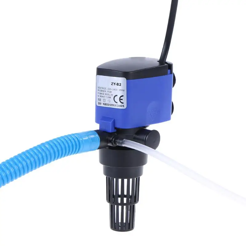 3 в 1 внутренний аквариумный фильтр головка насоса Многофункциональный аквариум