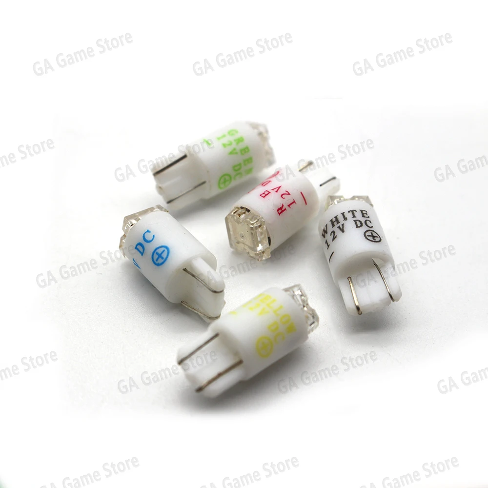 

10 pcs/ lots 28mm Transparent push Button with 12V Super bright LED Lamp & Microswitch for Arcade Fighting Games Projects