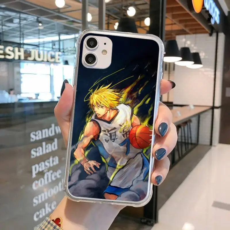 

Kuroko No Basket Anime Aomine Daiki Phone Case Transparent for iPhone 11 12 mini pro XS MAX 8 7 6 6S Plus X 5S SE 2020 XR