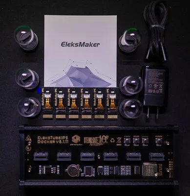 

EleksTube 6-Bit Kit Time Electronic iPS Screen Luminous Glow Nixie Tube Clock Time Flies Lapse ok DIY Pictures Words Yourself