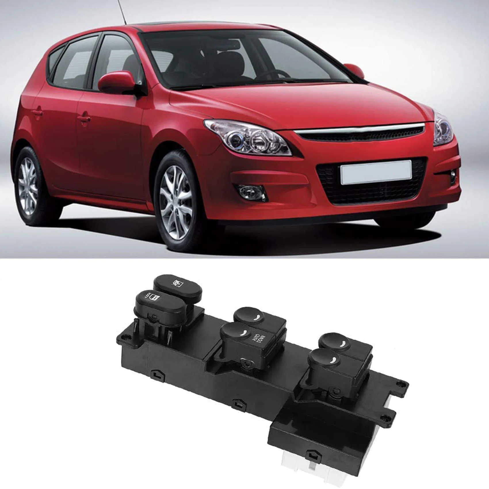 For Hyundai I30 I30cw 2008 - 2011 Car Window Lifter Switch Driver's Side Front Left Control 93570-2L010 | Автомобили и
