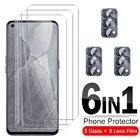 Закаленное стекло для экрана 6 в 1 для Realme GT Master GT 5G GT Neo, Защитная пленка для объектива камеры Realme 8 7 6 Pro, защитное стекло