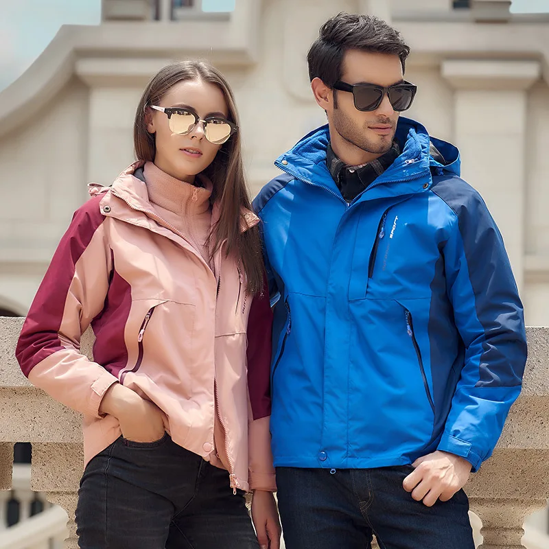 Парный комплект из двух предметов водонепроницаемая куртка с вышивкой дождевая