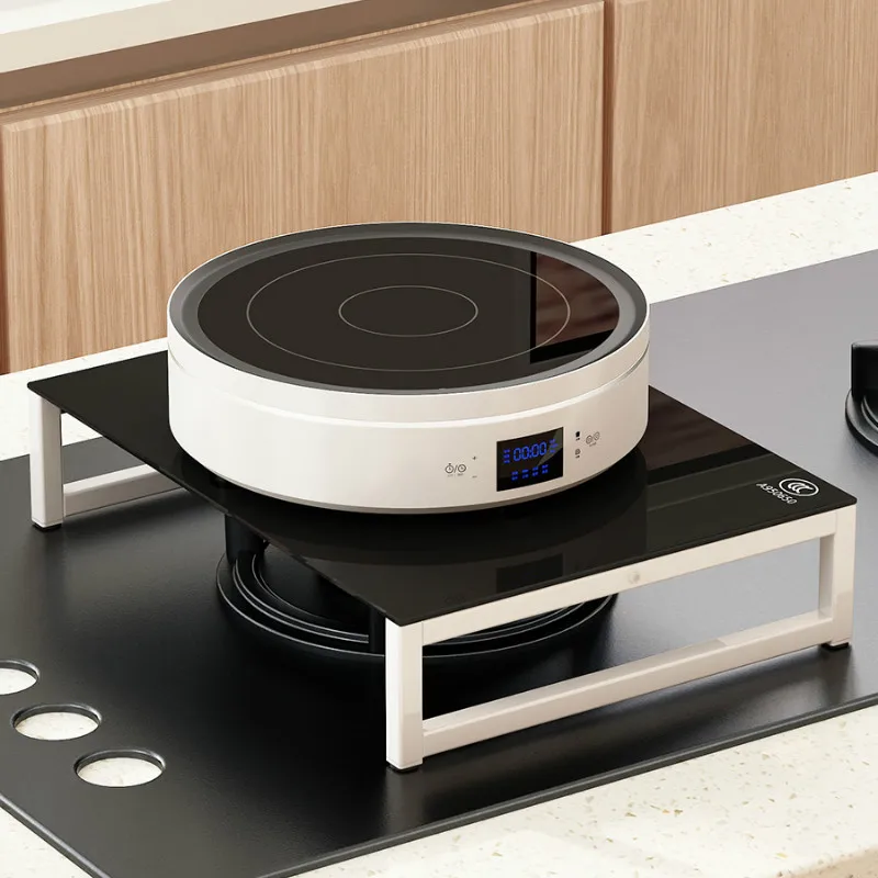 Кухонная полка индукционная плита опорная стойка микроволновая печь газовая