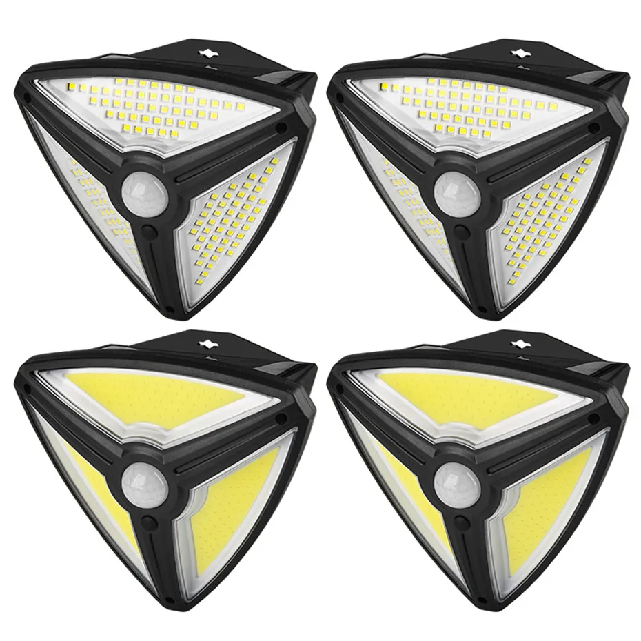 

PIR Motion Sensor LED Solar Light 138 SMD/147 COB Outdoor Night Lamp 3 Lighting Modes For Home Yard Path Corridor Wall Garden