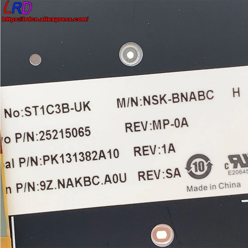 Новая Оригинальная английская клавиатура с подсветкой для ноутбука Lenovo Yoga 2 13