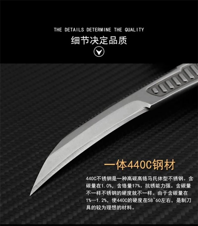 KKWOLF Karambit скоростной карманный нож для кемпинга коготь выживания 440C