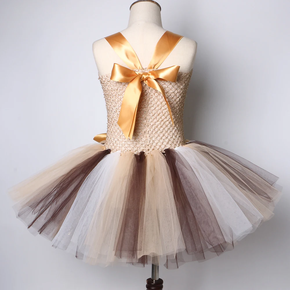 Lion King Tutu Dress Children Cartoon Animal Cosplay Costume Kids Halloween Carnival Christmas Party Dresses for Girls 2-12 | Детская