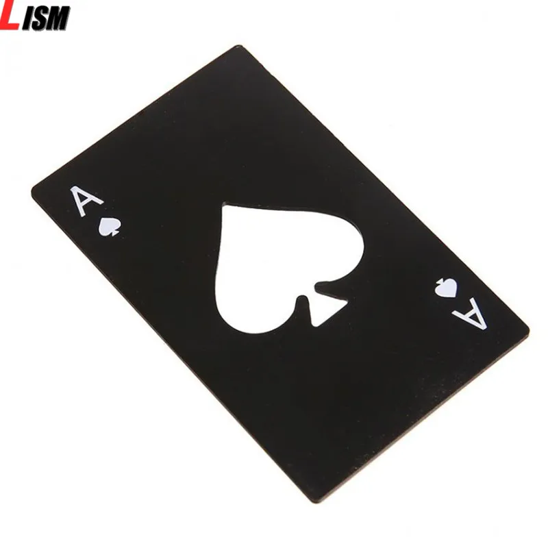 2 шт. Карманный пивной карта открывалка многофункциональная Нержавеющая сталь