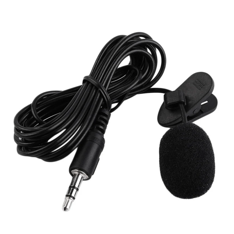 Портативный 1 5 м внешний 3 мм Handfree мини проводной воротник клипса петличный