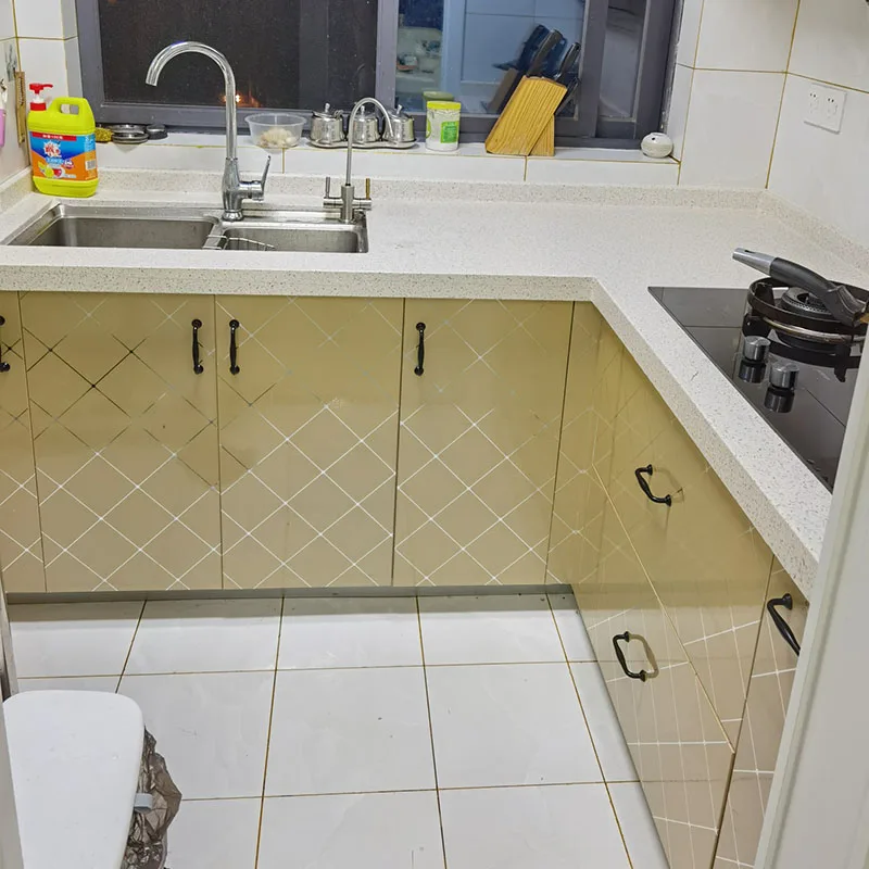 

Водостойкие маслостойкие наклейки на кухонный шкаф, мебель, шкаф, обновление, обои, самоклеящиеся толстые настенные наклейки