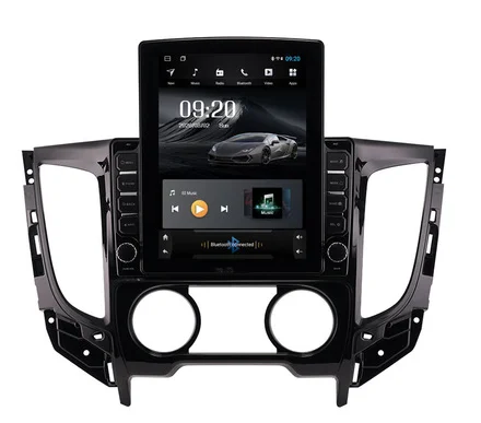 

9.7" octa-core tesla style vertical screen Android 10 Car GPS video Multimedia for Mitsubishi TRITON L200 2015-2018
