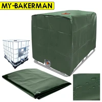 green 1000 liters ibc container aluminum foil waterproof and dustproof cover rainwater tank oxford cloth uv protection cover