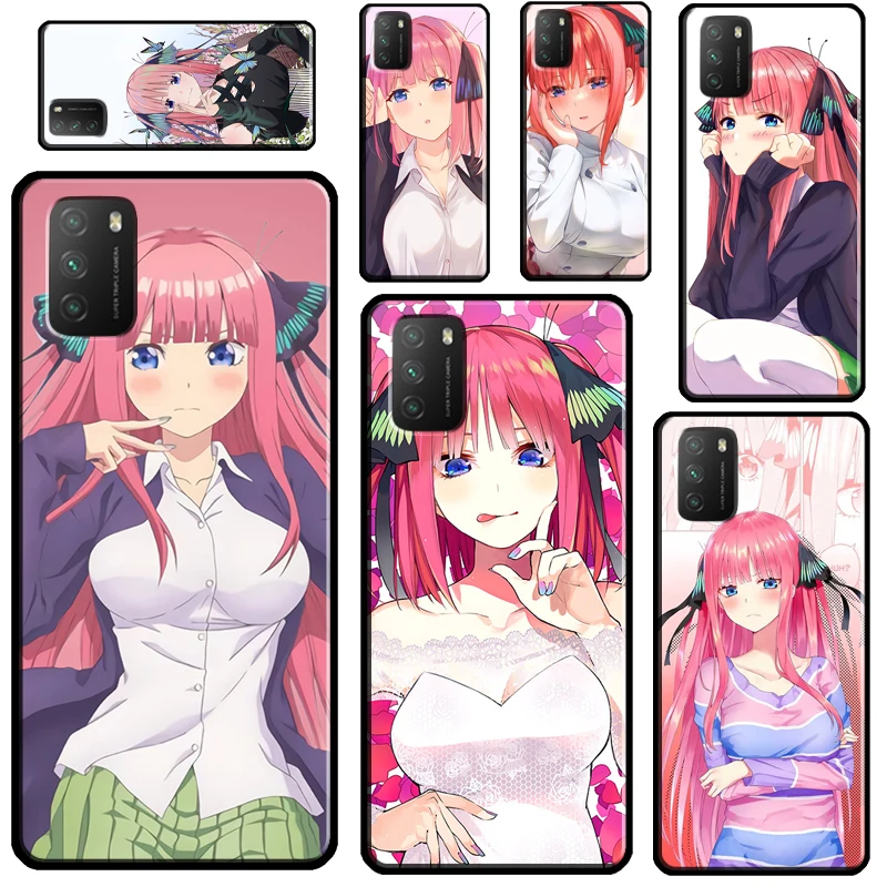 

Чехол для телефона Nakano Nino gotoujian no Hanayome для POCO X3 Pro GT X4 M4 M3 F1 F2 F3, чехол для Xiaomi Mi 11T 12 Pro 12X Mi 11 Lite