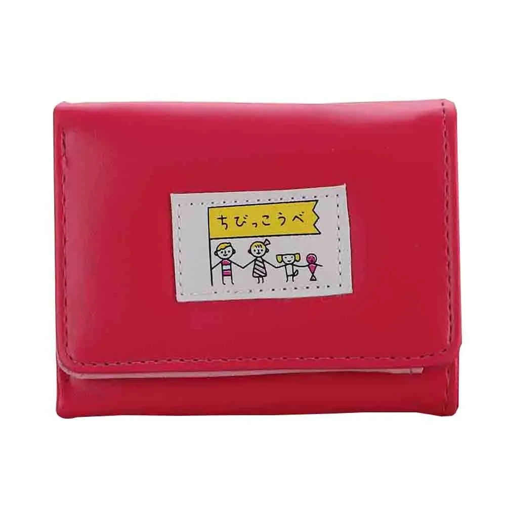 Женский кошелек с застежкой держатель для карт мультяшным принтом маленький