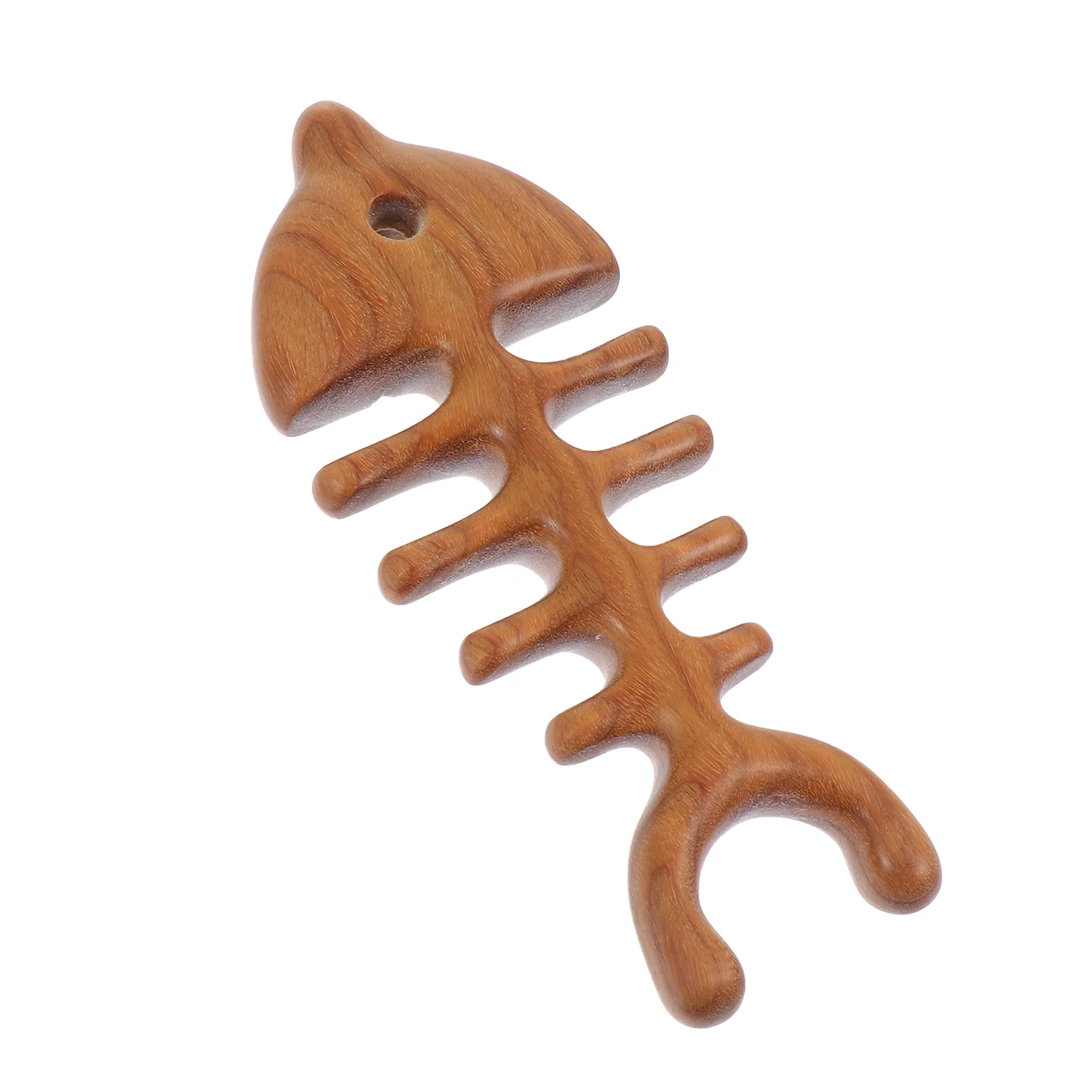 

Деревянная расческа, 1 шт., практичный массажный инструмент для меридианов (зеленый)