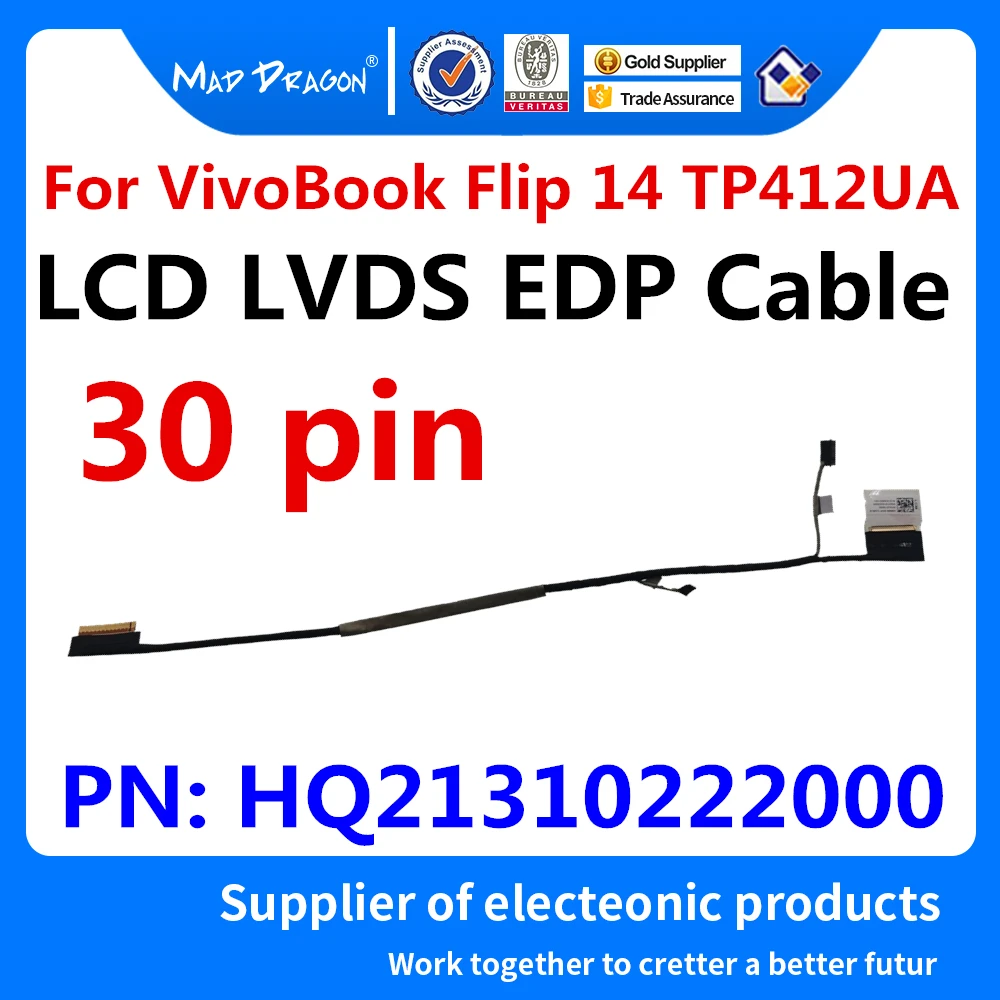 Новый оригинальный ЖК LVDS экран для ноутбука гибкий кабель ASUS Vivobook Flip14 TP412UA N8668