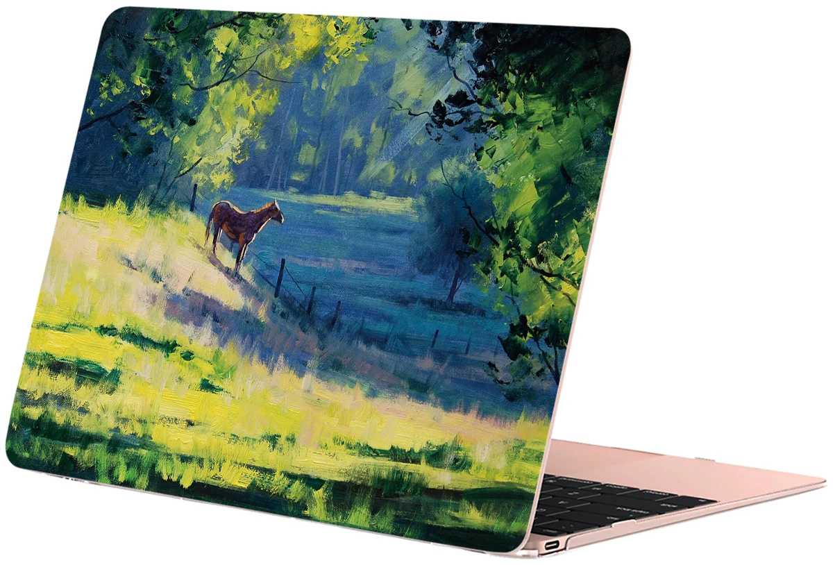 Чехол Sykiila для Macbook Air 11 13 Pro 12 13 15 чехол картина маслом оболочка A1706 A1707 A1989 Сенсорная панель Гог мрамор